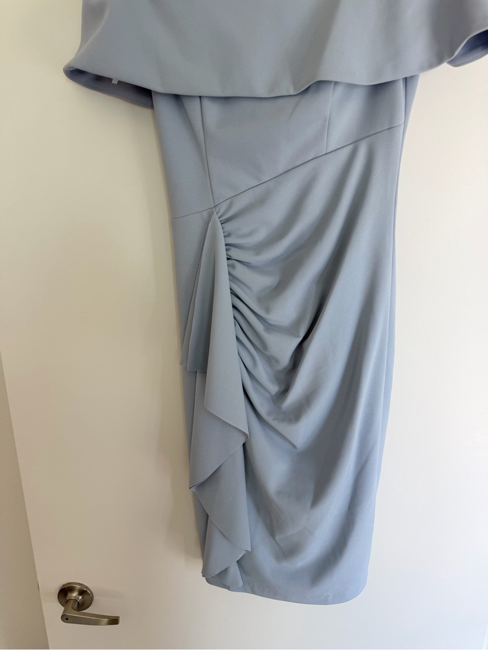 XSCAPE Midi Strapless Ruffle Dress - Picture 4 of 7